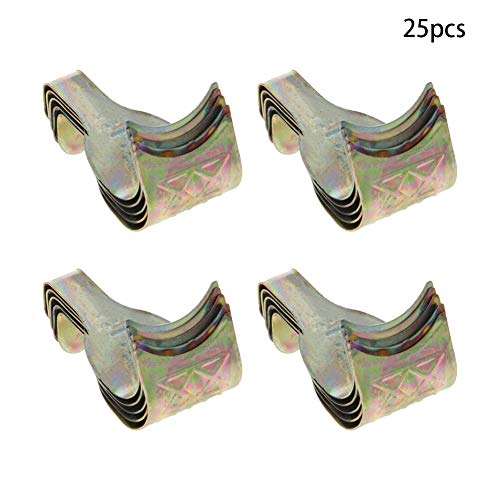 Image of Solid Moulding Picture Hooks Hangers Rail Hanging Hook Color Zinc-Plated 54mmx29mm Bronze 25pcs