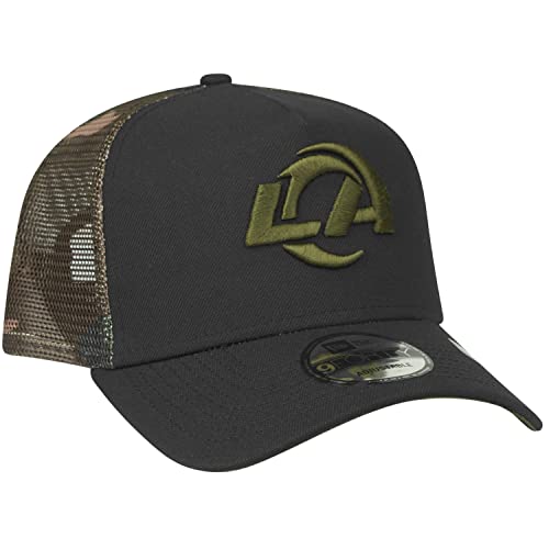 New Era Snapback Trucker Cap Los Angeles Rams Wood Camo - vue 3