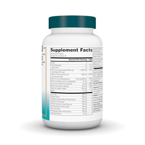 Source Naturals Wellness Formula Bio-Aligned Vitamins & Herbal Defense - Immune System Support Supplement & Immunity Booster* - 90 Count - Image 3