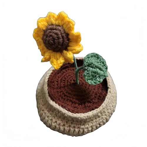 Handmade Wool Knitting Flower Can Decorate Bedroom, Living Room