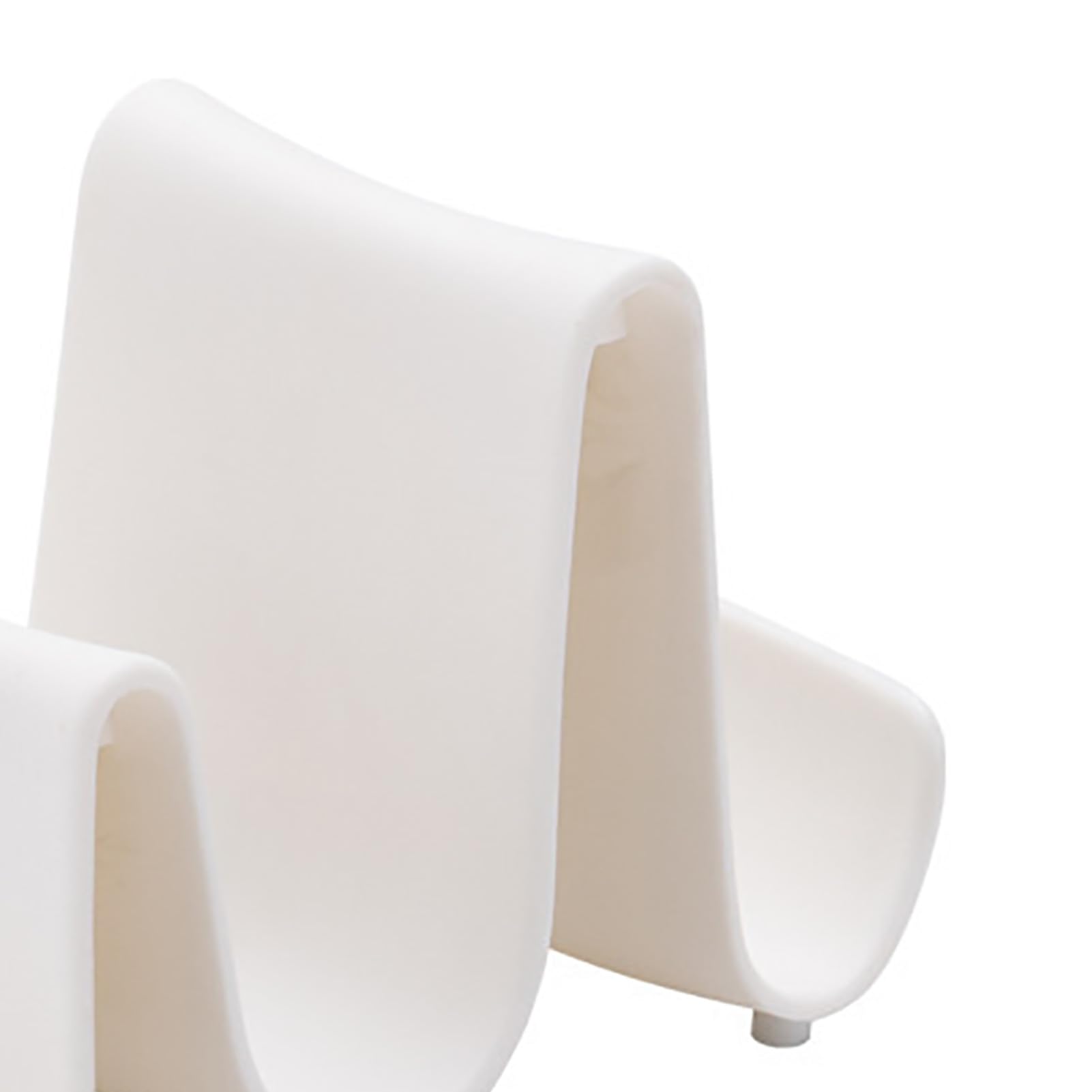 Omabeta Soporte para Tapa de Olla, Estante para Utensilios de Cocina Eficiente, Tipo Ondulado, para Encimera, Hecho de PP, 1 Soporte para Tapa de Cuchara para Cocina