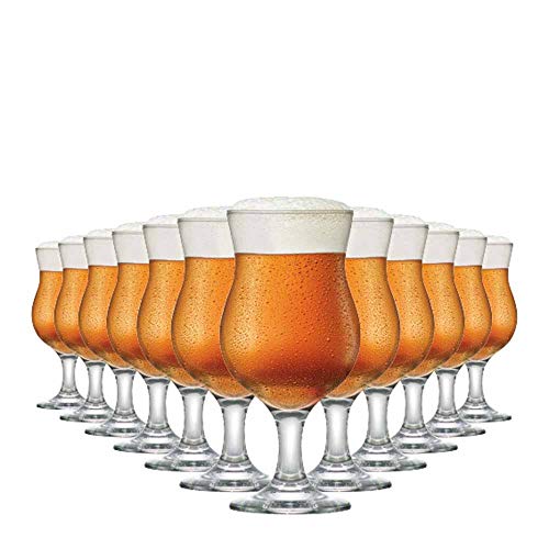 Jogo de Taças Cerveja Panama Vidro 400ml 12 Pcs