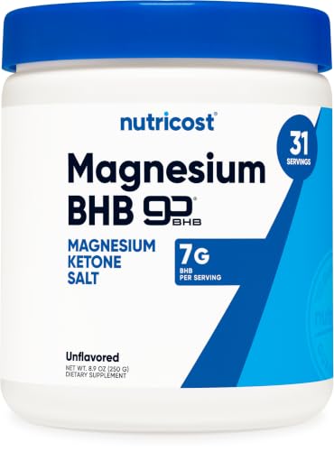 Nutricost Nutricost Magnesium BHB Salts (250 Grams) Unflavored sold by Nutricost - Amazon Seller - US
