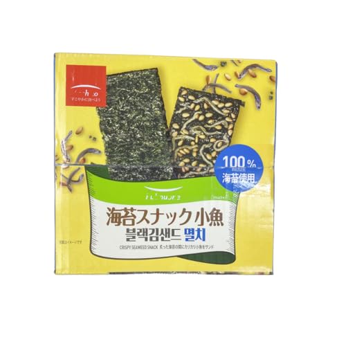 韓国 海苔スナック小魚 1箱（40g x5パック入り）のサムネイル