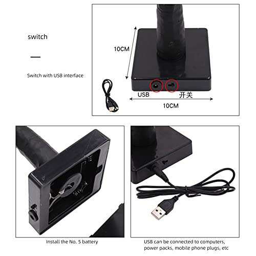 Generic 14.9 Inch Lighted Magnolia Flower Tree, Artificial Tabletop Cherry Blossom Bonsai Tree Lights, Usb Plug Or Battery Operated Fake Flower Tree Lamp For Bedroom Christmas Decoration #TOP5