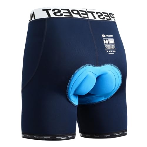 Image of Nepest Cycling Underwear for Men Bike Shorts 4D Padded Anti-Slip Leg Grips