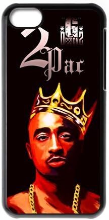 Eastar iPhone 5C Cover,Protective Hard TPU Guard Case for Apple iPhone 5C,Tupac Shakur