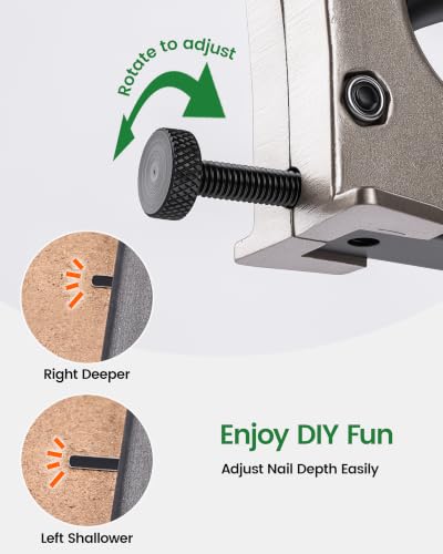 Image of meite Point Driver HM515 Manual Tool with 1000-Count Flexible Point Nails, Picture Framing Tool for DIY Crafts, Frame Point Driver, Picture Frame Stapler /Nailer /Tacker