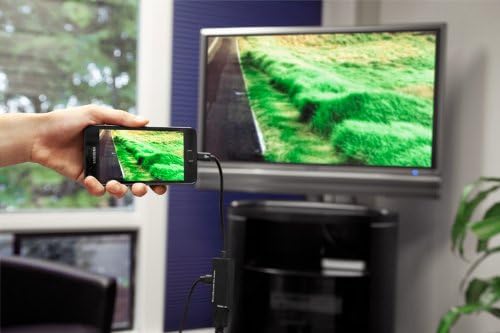 BoxWave Plug Adapter Compatible with Galaxy Note 2 - Micro USB to HDMI Adapter, USB/HDMI Converter Cable