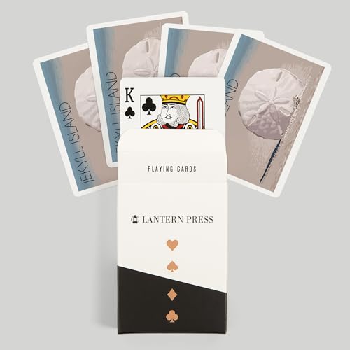 52 cartas para póker Lantern Press Jekyll Island miniatura 6