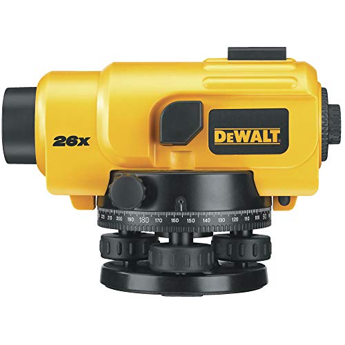 DEWALT-DW096PK-26X-Automatic-Optical-Level-Kit-with-Tripod-Rod-and-Carrying-Case-Yellow
