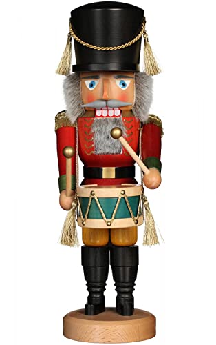 Nussknacker Nussknacker Trommler lasiert - 40 cm - Original Erzgebirge...