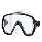 TUSA M-1001 Freedom HD Scuba Diving Mask, Black