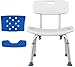 HOUSEHOLD WHLONG stołek prysznicowy krzesło do kąpieli ulepszone aluminiowe nogi taboret ławka transferowa spa łazienka wanna krzesło dom bez poślizgu niepełnosprawne mobilność