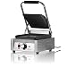 Produktbild Mahlzeit elektrischer Kontaktgrill für Gastro | 1800 Watt, bis 300°C | 31 x 38 x 22,5 cm | Sandwichgrill, Paninimaker, Plattengriller | Sandwichtoaster, Sandwichmaker, Grillplatte für Sandwich
