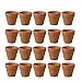 Produktbild BESTONZON Mini-Tontöpfe, aus Terrakotta 20 Stück Kleine Terrakotta Mini Terrakotta Topf Ton Keramik-Pflanzgefäß, Kaktus, Sukkulentententöpfe, für Weihnachten drinnen und draußen Hochzeiten(3cm)