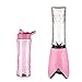 yunyu mélangeur 180W Blender Smoothie Maker - Presse-Agrumes électrique pour Fruits, légumes, Boissons protéinées - Bouteille de Sport Portable 500 ML sans BPA, broyeur, Pot de mélange, Rose