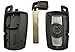 Replacement Key Fob Case Shell Fit for BMW 3 Series, 5 Series, X5, X6, Z4 Keyless Entry Remote Car Key Fob Cover Casing with Uncut Blade Blank