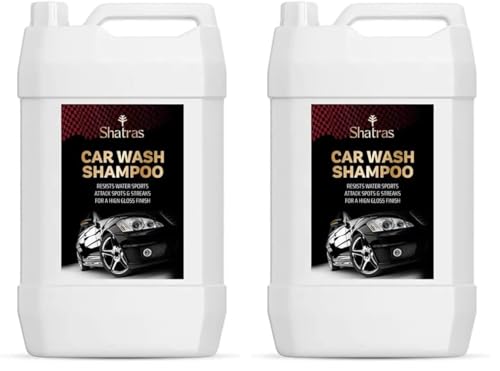 Image of Shatras 3X Extra Ultimate shine Car Wash Shampoo - Thick Suds Shine Enhancing Car Foam Shampoo - Bubblewash Snow Car Foam Shampoo (Pack of 2)