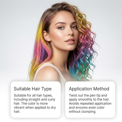 Stylos coloration capillaire amusant pour une utilisation journalière stylée - 5