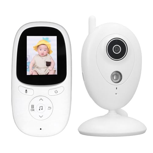 Câmera de Vigilância por Vídeo para Bebês, Câmera de Vigilância Sem Fio para Bebês Com Visão Noturna