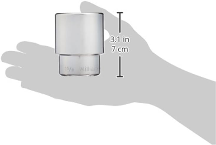 Williams X-1252 Shallow 12 Point Socket, 1-5/8-Inch