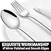 30 Piece Cutlery Set with Steak Knives, Stainless Steel Cutlery Flatware Set Service for 6, Tableware Silverware Set with Fork Knife Spoon for Home Restaurant, Mirror Polished & Dishwasher Safe 30 Piece Cutlery Set with Steak Knives, Stainless Steel Cutlery Flatware Set Service for 6, Tableware Silverware Set with Fork Knife Spoon for Home Restaurant, Mirror Polished & Dishwasher Safe