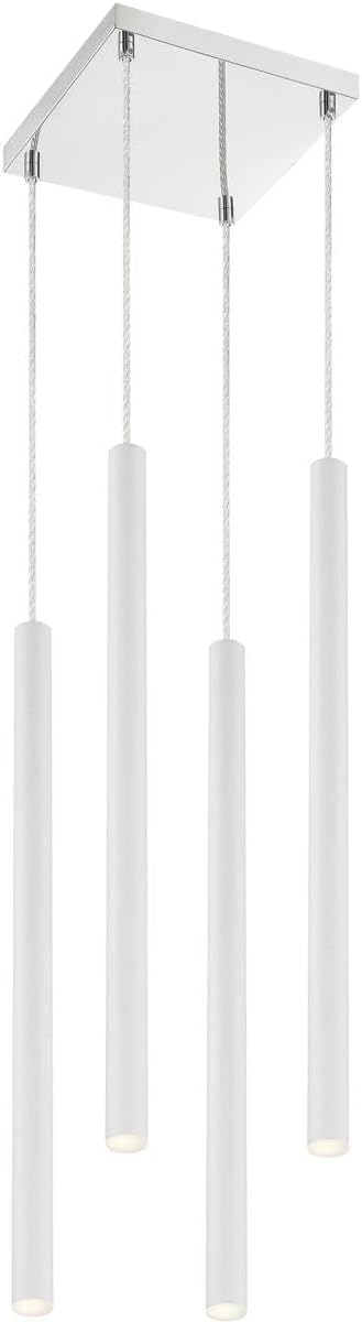Z-Lite 917MP24-WH-LED-4SCH 4 Light Island/Billiard, Chrome