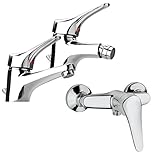 elsa vs ariel juegos de vestir Material latón; yellowshop – Juego de mezcladores grifo baño lavabo bidé exterior Ducha Modelo Ariel completo con Flex inoxidable Desagüe sanitarios grifo