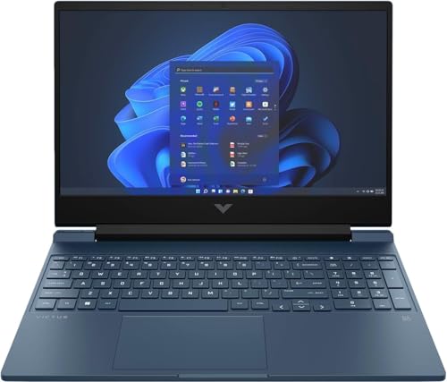 Image of HP Victus 15 Gaming Laptop 15.6 inch FHD IPS Anti-Glare 144Hz Intel 8-core i5-12450H (Beat i7-11800H) 32GB RAM 2TB SSD GeForce RTX 3050 Backlit B&O Fast Charging Win11 Blue w /ICP Accessory