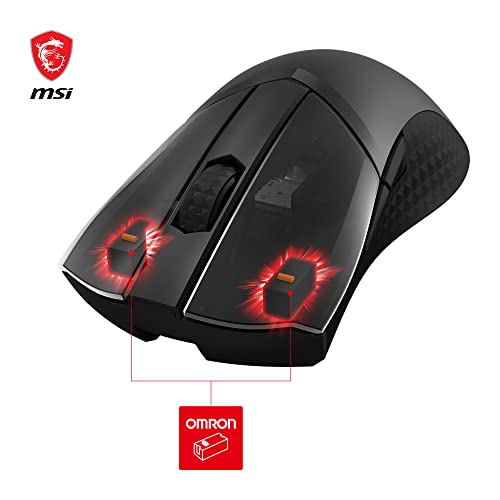 MSI CLUTCH GM31 LIGHTWEIGHT WIRELESS Jouer Droitier RF sans fil Optique 12000 DPI Neuf - vue 10