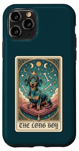 Regal Dachshund �^���b�g�J�[�h �����O�{�[�C �h�N�V�[ �h�b�O�A�[�g �X�}�z�P�[�X iPhone 11 Pro �p