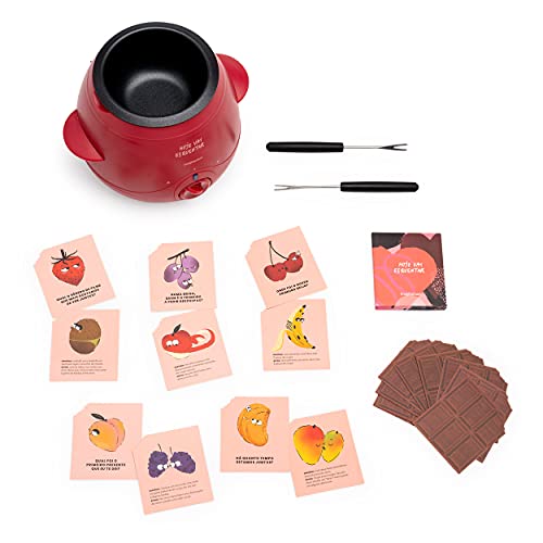 Fondue eletrico com jogo vai esquentar