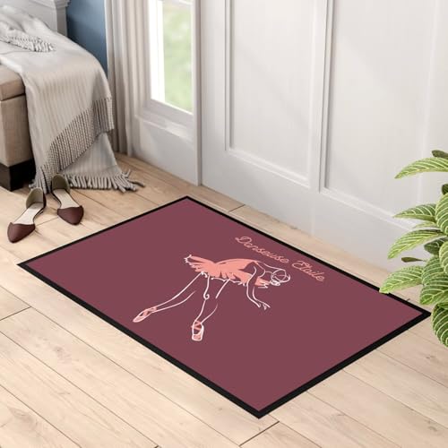 Paillasson rouge danseuse etoile idee cadeau decoration de ballet