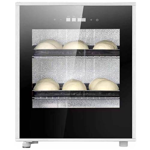 Qiang Machine Levée Pâte 40L Multifonction (Pain, Yaourt, Natto) Chambre De Pousse avec Chauffage Intégral PTC, Affichage Numérique, Protection Contre La...