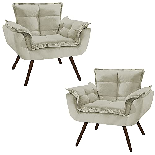 Kit 2 Poltronas Opala - Bege