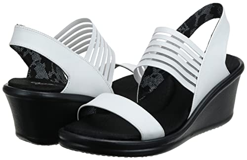 Skechers Cali Women's Beverlee Smitten Kitten Wedge Sandal, Off-White Cork, 8.5 M Us #TOP3