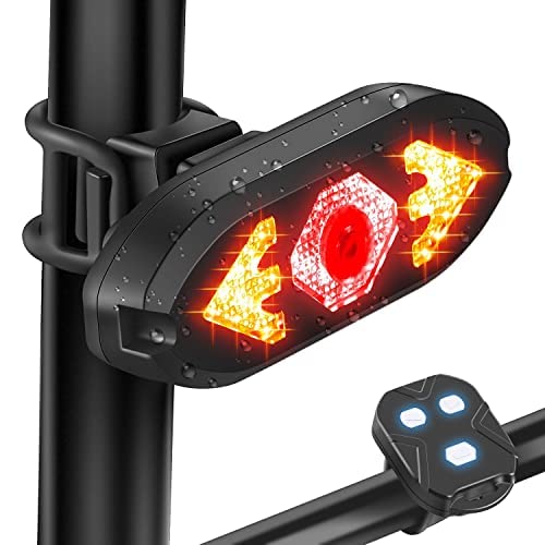 Ebuyfire Smart Bike Tail Light With Turn Signals,Remote Bicycle Taillights, Waterproof Usb Rechargeable Bike Blinkers With Bike Horn Fits On Any Road Bicycle #TOP6