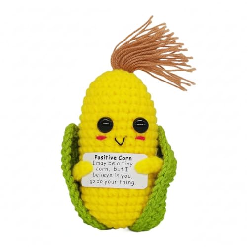 qyqkfly Positive Crochet Corn Thanksgiving for Him Her Women Men
