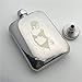 QSCTYG Fiaschetta 6 Ounce Hip Flask Acciaio Inox 304 170ml Portatile Fiasco di Vino Flagon Bottiglia for L'Alcol Whisky incisi al Laser Ragazze 43 (Color : Girl 2)