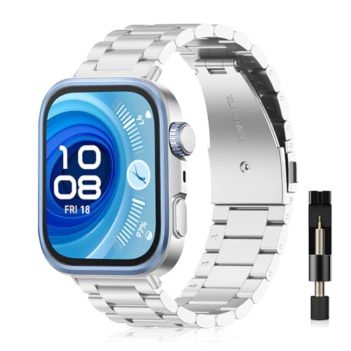 [SeGinn] Huawei Watch Fit 5 Pro/4 Pro �Ή� �����o���h �X�e�����X�� �T�C�Y���߉\ �����H��t�� �t�@�[�E�F�C�E�H�b�`�t�B�b�g5 Pro/5/4 Pro/4/3 �����x���g �X�g���b�v �r�W�l�X�� �ւ��x���g �����Y