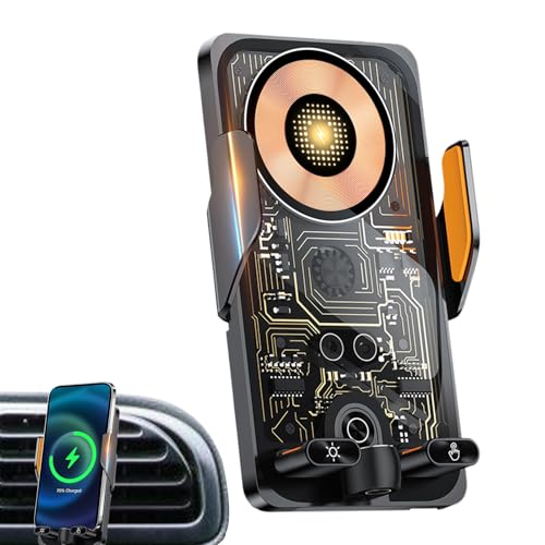 Support de téléphone pour grille d'aération idéal pour camion, appel et vidéo
