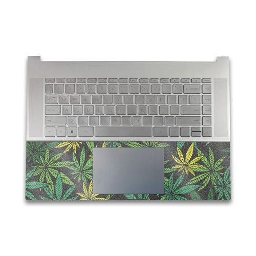 Image of Glossy Glitter Gaming Skin Compatible with HP Envy x360 16 inch (2023) - Cannabis Culture - Premium 3M Vinyl Protective Wrap Decal Cover - Easy to Apply | Crafted in The USA by MightySkins