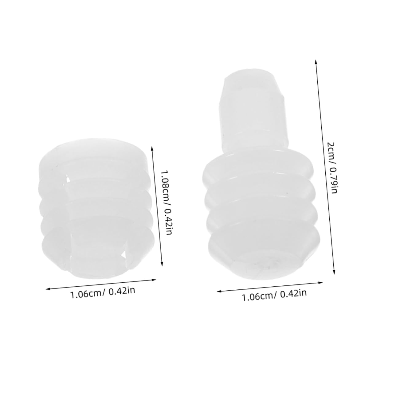 100pcs Nylon Hinge Dowel Hardware for Cabinet Door Panels