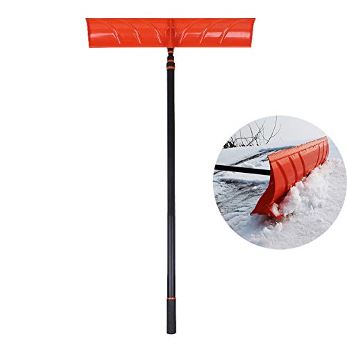 ZDYLM-Y Roof Snow Rake with Adjustable Telescoping Handle, Telescoping Roof Rake, Remove Snow/Leaves/Debris
