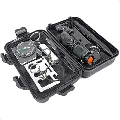 Kit de Sobrevivência Completo Lorben Tático Emergência Defesa Pessoal Viagem Camping Acampamento-GT6