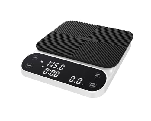 Maestri House S3 Coffee Scale with Timer, 3kg/0.1g Rechargeable Digital