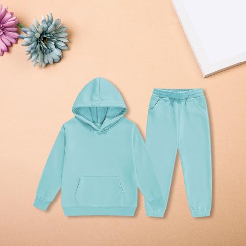 Hoodies Sweatsuit Sets for Teen Girls Pullover Sweatshirt and Jogger Sweatpants Boys Fall Winter Athletic Tracksuit2