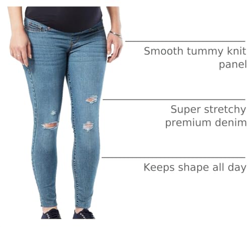 Image of Levi Strauss Signature Gold Women's Maternity Baby Bump Skinny Jeans - Discontinued