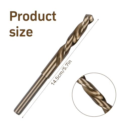 Litinliv 12mm HSS Cobalt Jobber Drill Bit 1 Pcs Twist Drill Bit for Drilling Stainless Steel And Hard Steels/Metals - Image 2